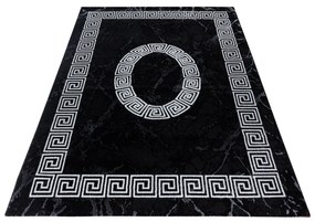 Ayyildiz, Kusový koberec Plus 8009 black, 120x170, čierna, chodba / predsieň