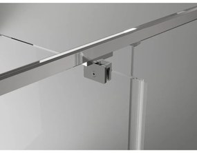 Mexen Exo, sprchovací kút s krídlovými dverami 155 x 85 cm, 6mm číre sklo, chrómový profil, 819-155-085-01-00