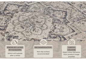 Sivobéžový behúň 80x200 cm Terrain Designer Sand – Hanse Home