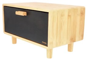 Chlebník BAMBOU čierny 991596