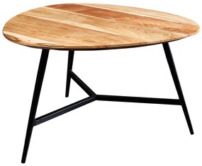 Dizajnový konferenčný stolík Machiko 60 cm akácia