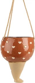 Keramický závesný kvetináč nohy ženy Woman Planter - 17*15*20 cm