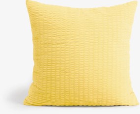 Goldea krepová obliečka na vankúš - žltá 40 x 40 cm