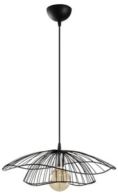 Čierne závesné svietidlo Opviq lights Tel, ø 50 cm