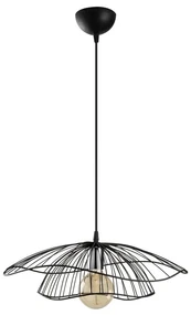Čierne závesné svietidlo Opviq lights Tel, ø 50 cm