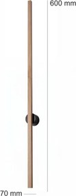 Brilagi - LED nástenné svietidlo WOODY LINE LED/7W/230V 4000K 60 cm dub