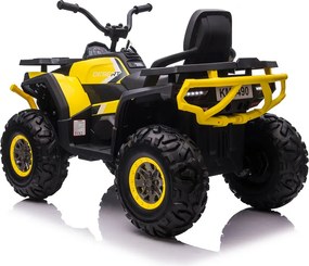 LEAN CARS Elektrická štvorkolka XMX607 LED MP3 žltá