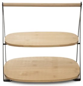 Dvojposchodový podnos BAMBOU bambusový 893785