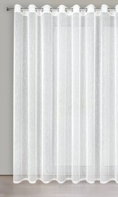 ZÁCLONA NA KRÚŽKOCH KELLY 300X250 CM BIELA