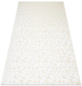 Koberec PEARL 51321A geometrický / štrukturálny, krémový