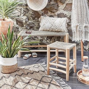 COTTON BRAID Úložný kôš z morskej trávy L