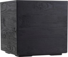 Květináč na kolečkách BETONIQUE 40x40 cm černý