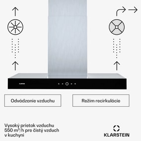 Klarstein SmartEdge digestor, WiFi, tichý, výkonný, LED, 550 m³/h, EEK A+