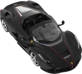 Ferrari LaFerrari Aperta čierna RASTAR 1:14 model auta na diaľkové ovládanie + 2,4 GHz diaľkové ovládanie