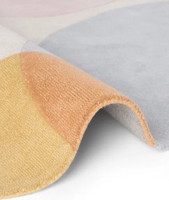 Koberec Ted Baker Hackney Clarissa ružový / zelený / béžový kruh