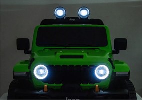 LEAN CARS Batéria pre vozidlá Jeep Rubicon 4x4 DK-JWR556 4x200W 24V zelená