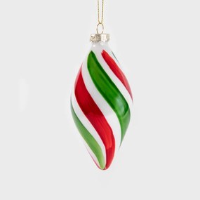 Vianočná ozdoba AMERE zelená / červená 715143