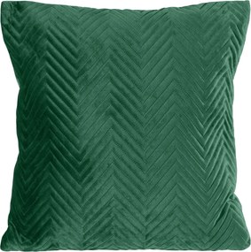 DEKORAČNÁ OBLIEČKA NA VANKÚŠ SOFIA 45X45 CM TMAVOZELENÁ
