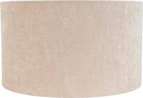 Látkové tienidlo na lampu svetlohnedé okrúhle 35/35/20
