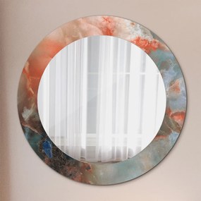 Okrúhle ozdobné zrkadlo na stenu Onyx mranice fi 60 cm