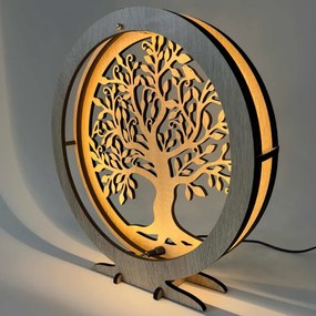 LED lampa Strom života – Luxusná drevená dekorácia | SENTOP LED0560