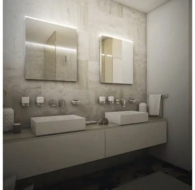 Zrkadlo do kúpeľne s LED osvetlením Nimco 90x60 cm ZP 8019