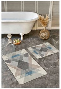 Zamatové kúpeľňové predložky v súprave 2 ks 60x100 cm – Mila Home