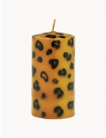 Ručne vyrobená veľká sviečka Leopard, V 10 cm