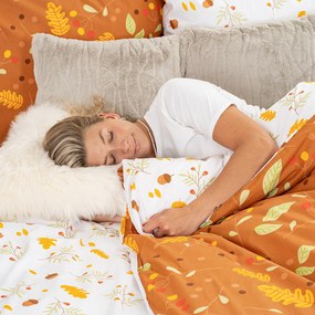 4Home Bavlnené obliečky Jeseň, 220 x 200 cm, 2 ks 70 x 90 cm