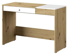 Písací stôl Mauve WK10 120, Farby: dub artisan / biely