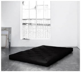 Čierny stredne tvrdý futónový matrac 160x200 cm Coco Black – Karup Design