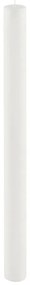 Biela dlhá sviečka Ego Dekor Cylinder Pure, doba horenia 53 h