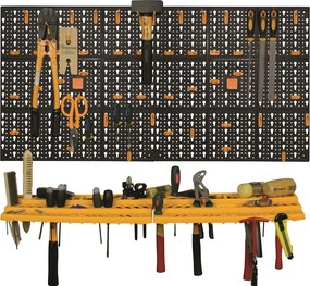 ARTPLAST Veľká nástenná súprava s držiakmi a háčikmi ART332
