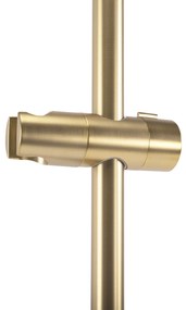 Tutumi Rea, sprchový stĺp s držiakom na ručnú sprchu 70cm, typ 01, zlatá matná, REA-P6500