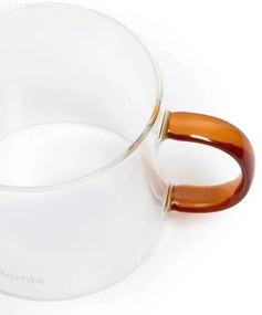 Hrnček GLOSSY s hnedým uškom 837079 440 ml