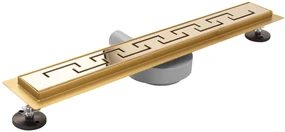 Rea Pro, lineárny odtokový žľab 70cm GREEK, zlatá lesklá, REA-G8028