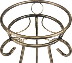 STOJAN NA KVETINÁČ FIORINA 66X30 CM ZLATÁ