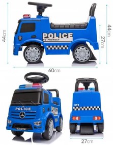 Sapphire Odrážadlo Mercedes Police pre deti 657- modré