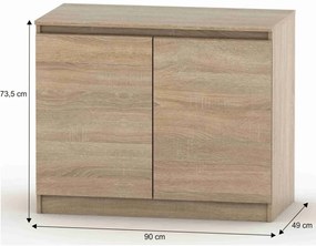 HANY NEW 008 skrinka, dub Sonoma