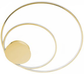 Toolight - LED stropné svietidlo + diaľkové ovládanie APP803-C, zlatá, OSW-09752