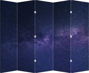 Paraván - Nočná obloha (210x170 cm)