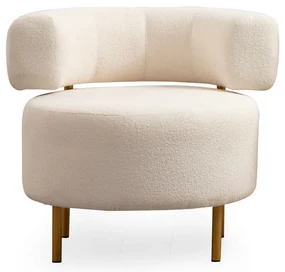 Kreslo River Round White