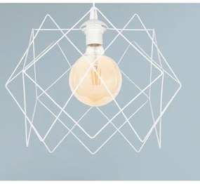 Luster na lanku GALL 1xE27/60W/230V biela