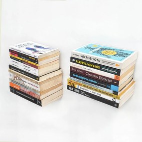 Súprava poliček Black and Brown, 2 ks