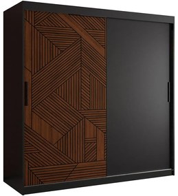 Skriňa Malakka 180 čierna