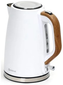 Rýchlovarná kanvica 1,7 l 2400W/230V nerez/biela