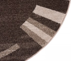 TA Koberec 3443A TMAVOHNEDÉ SARI KOLESO 3UX Rozmer: 100x100 cm