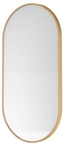 Oválné zrcadlo Luna 45 cm zlaté