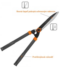 WELLHOX Záhradné nožnice na strihanie živých plotov