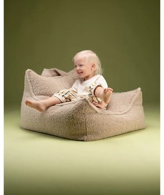 Svetlohnedý detský sedací vak z textílie buklé Chair – Wigiwama